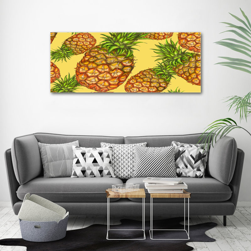 Pineapples - Wrapped Canvas Print