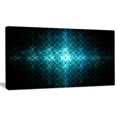« blue flash of light on radar », reproduction d’impression sur toile