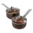 Copper Pan Cooking Excellence 10 Piece Nonstick Cookware Set In Copper