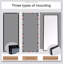 Miroir pleine longueur 70 X 31 pouces avec cadre en alliage d'aluminium, incassable et haute définition, idéal pour la décoration moderne