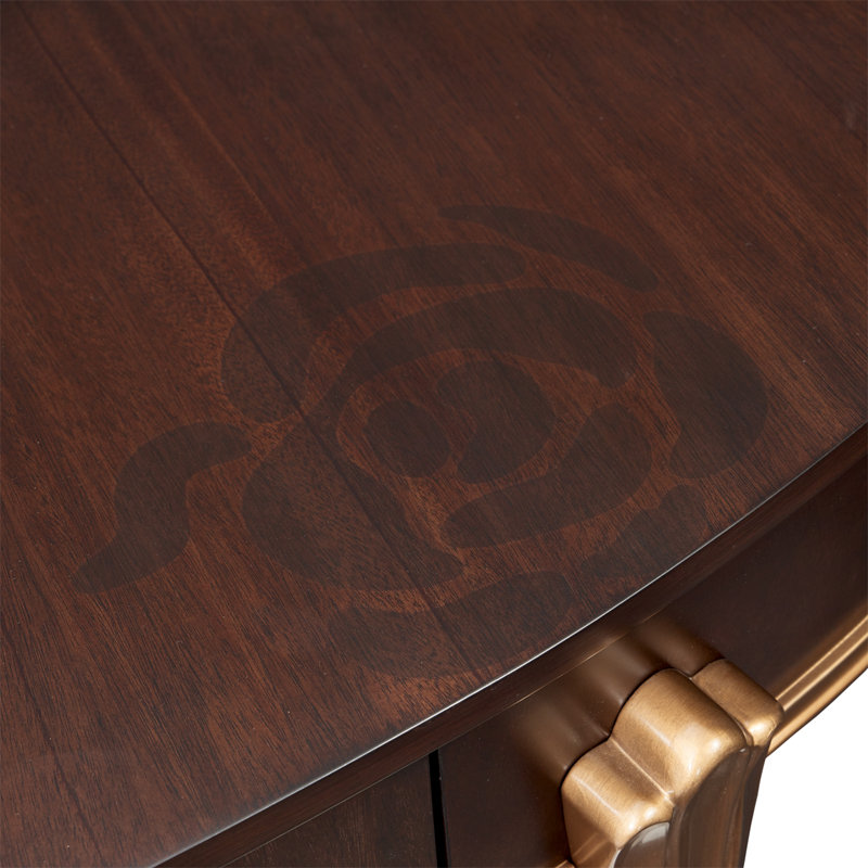 Camellia Field Vanity With Mirror & Chair - Warm Pecan