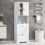 Armoire de salle de bain autoportante avec système de rangement multiple-1033150166