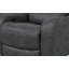 Fauteuil inclinable électrique surdimensionné de style contemporain avec accoudoirs sur rail et cadre en bois franc en mousse à haute densité