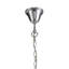 Nolan 3 - Light Black/Polished Chrome/Clear Glass Single Pendant
