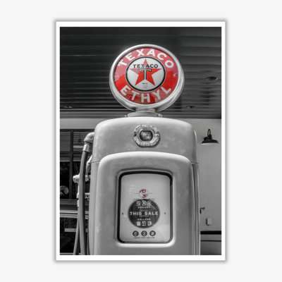 Texaco Gas Pump - Print