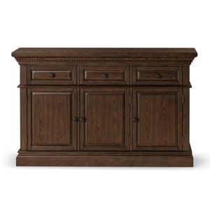 Maven Lane Theo Wooden Sideboard in Antiqued Finish ( incomplete 1 piece only) 