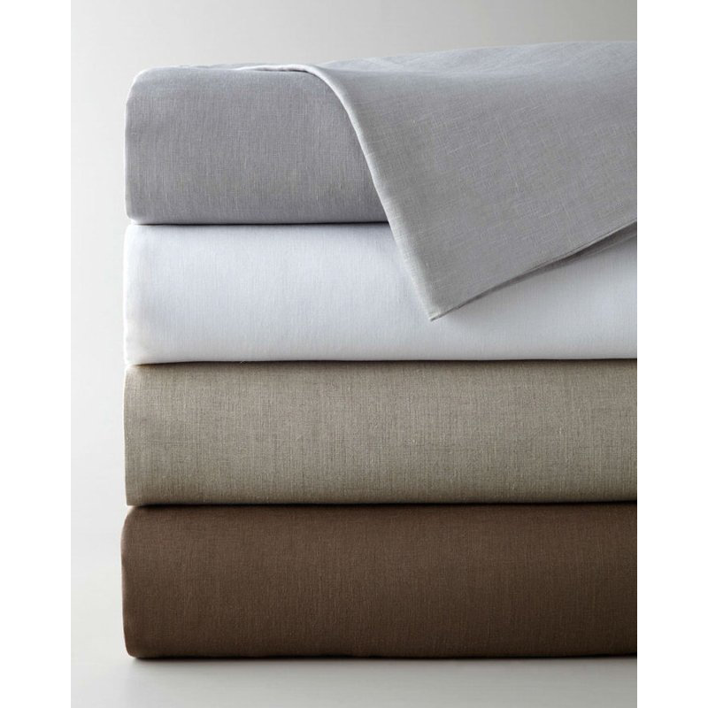 Daniel Linen Duvet Cover, Queen Duvet Cover, Sea Glass