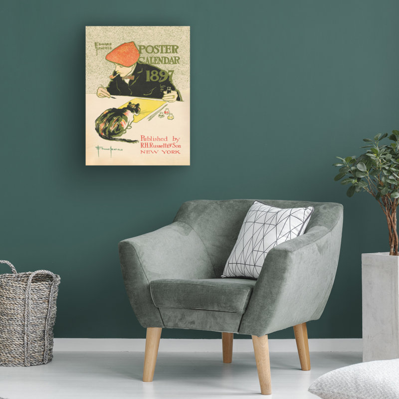 Art sur toile, Bachelor Edward Penfield, H 24 po x l 18 po