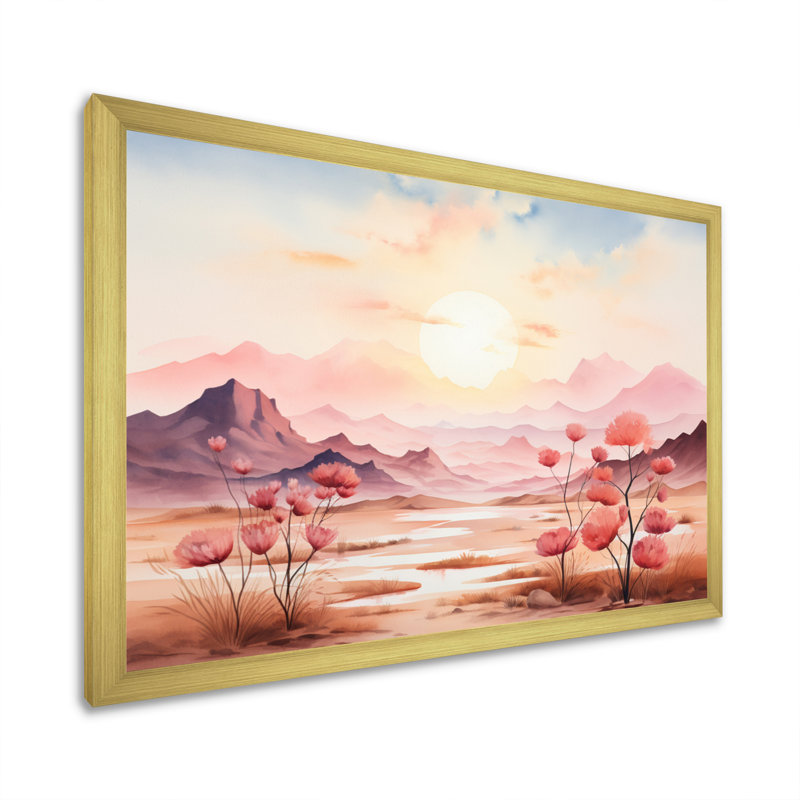 Tranquil Nature IV sur toile, H 12 po x l 20 po x P 1 po, Cadre doré à une seule photo