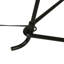 Lampe sur pied arquée en tissu 1 lumière noire 66,4 po avec interrupteur au pied-38266412