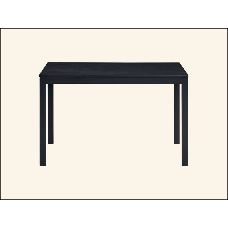 Black Finish Dining Table