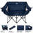 Wakeman Outdoors Double Camping Chair - Foldable Portable Couch with Cupholders and Padded Seats - Two-Person Camp Chair with Carrying Bag-735560767