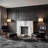 Traditional White Painted Wood Fireplace Mantel Surround With Ornate Carved Details