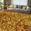 Tapis d'intérieur à paillettes dorés, lavable à la machine-743443025