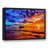 " Vibrant Colorful Coastal Sunset Black "-23148421-23148424
