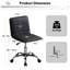 Chaise de bureau ergonomique moderne à hauteur réglable avec dossier moyen-1872652716