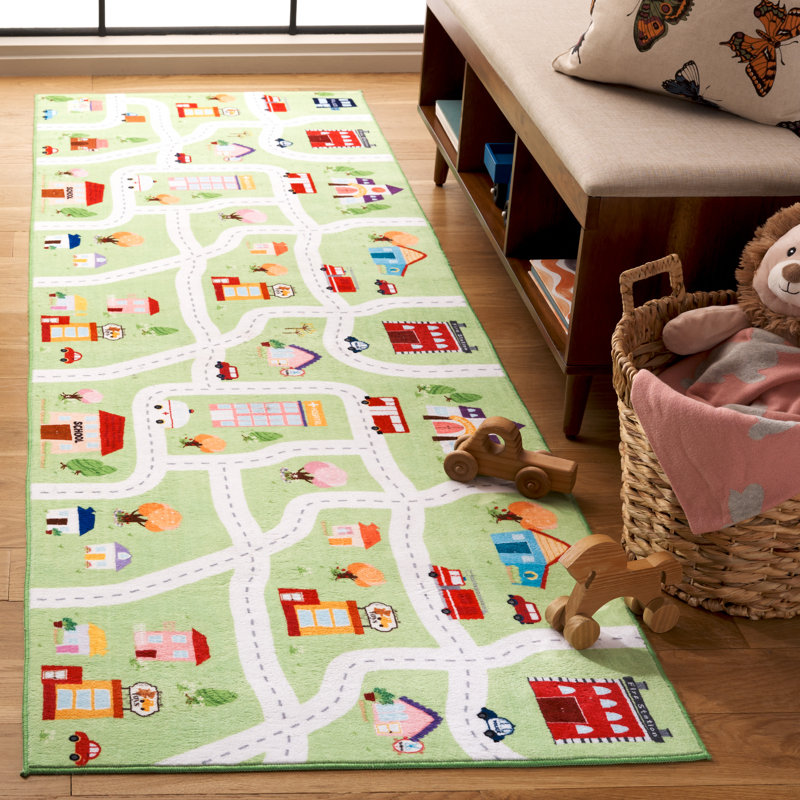 Janosh Monica Kids Performance Machine Washable Rug, Runner 2'6" x 8'