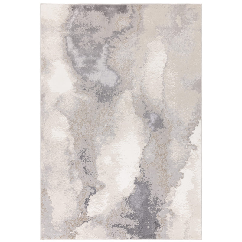 Caydren Grey/Beige/Cream Area Rug, Rectangle 200 x 290cm