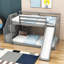 Bunk Bed With Convertible Slide And Stairway-117951375