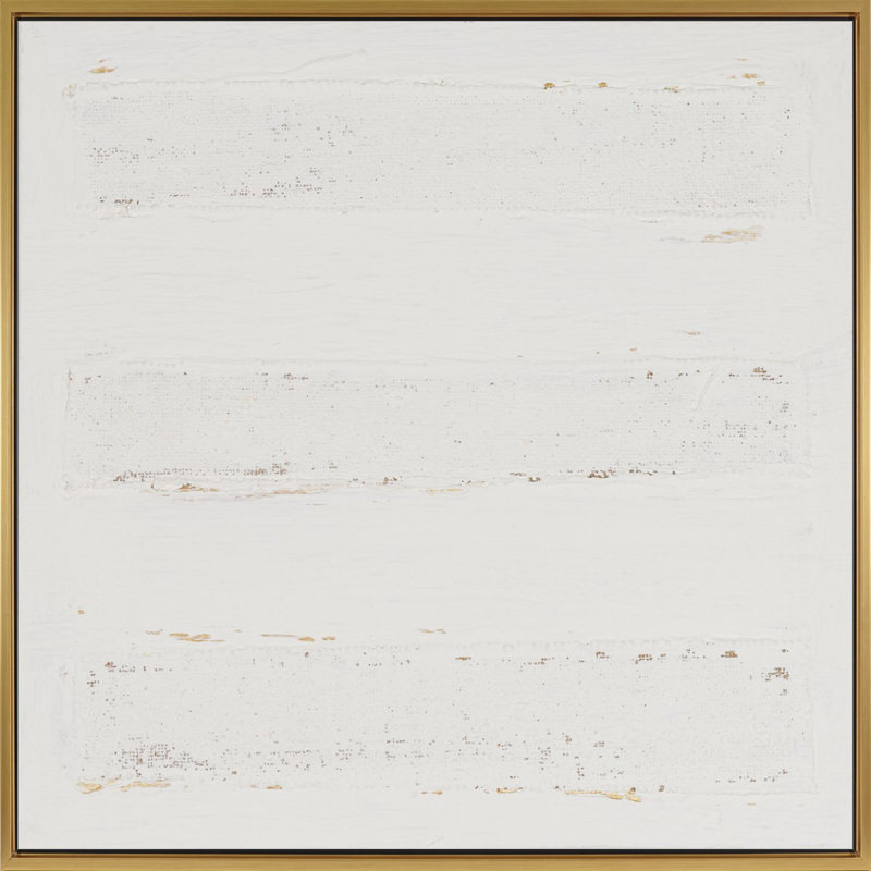 Pua - peinture sur toile, Cadre doré Laguna