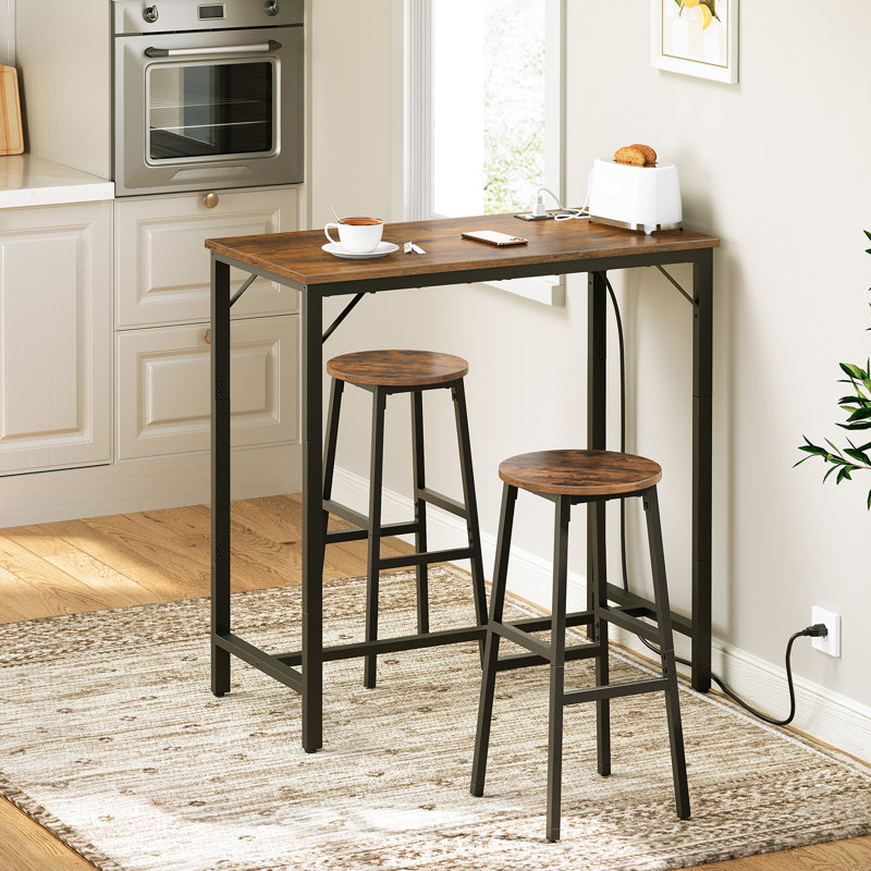 Bar Table With Charging Station