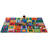 Alphabet Blocks Sequential Seating Geometric Tufted Area Rug-623958370