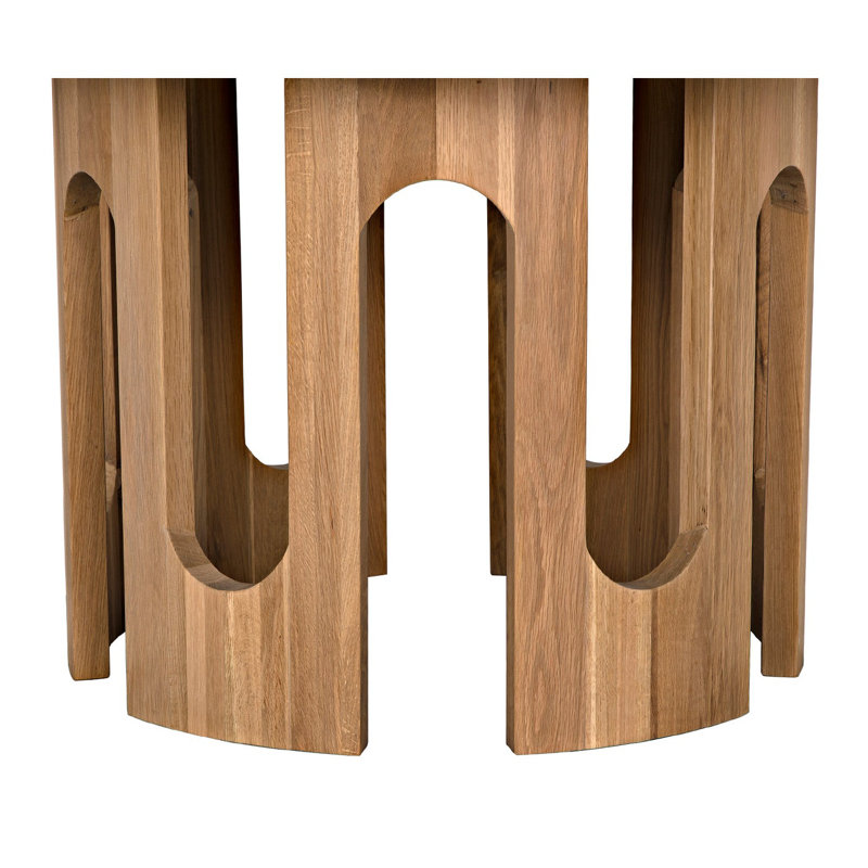 Kirill Round Solid Oak Dining Table