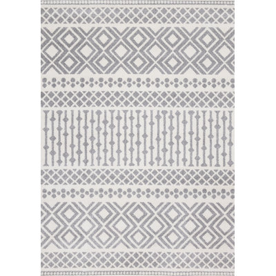 Tapis blanc / gris Kortana Collection