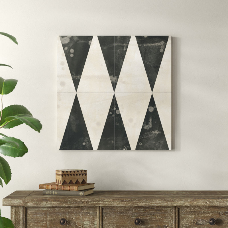 Midnight Parquet II by June Erica Vess - Wrapped Canvas Painting, 76cm H x 76cm W