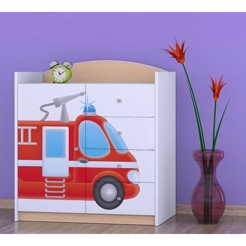 Nielsville Kids 4 - Drawer Combo Dresser, Beige