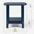 Deerfiled Rectangular 35.5cm L Outdoor Side Table-370771674
