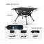 Table de camping, table pliante portable légère avec filet de rangement en filet, options haute / basse, idéale pour le camping, la randonnée pédestre, la fête d'avant-match, la plage, le pique-nique, les voyages, la cour-1015895196