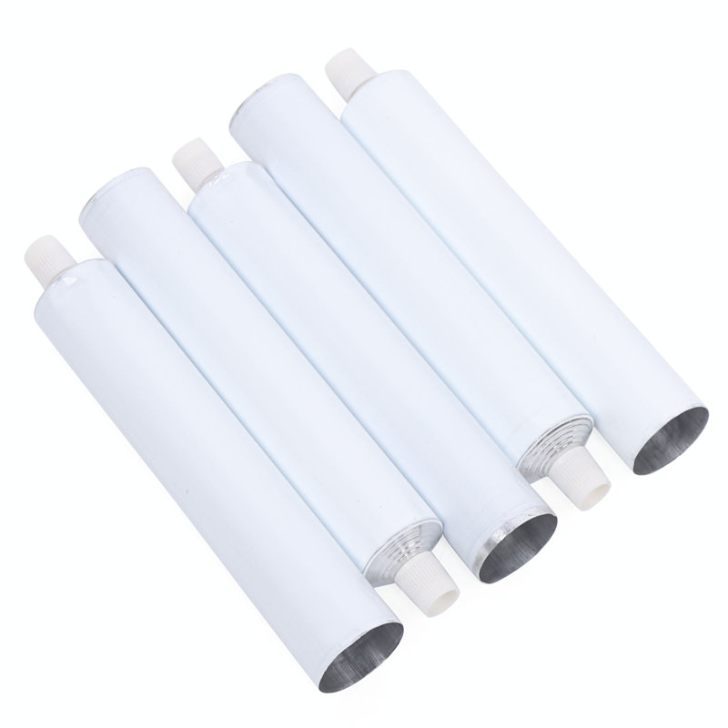 Georgietta 100Pcs 100ml Aluminum Empty Toothpaste Tubes