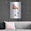  «Flamingo Roller Skating» par John Hovenstine, art mural en métal, 24 po x 36 po