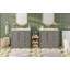 Meuble-lavabo autoportant de 72 po de style Shaker avec lavabo en céramique-1610041558