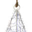 Décorations de Noël d'extérieur à DEL avec étoiles - 18 po - ensemble de 2 - lumières blanches fraîches