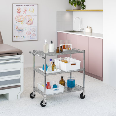 Chariot utilitaire avec roues certifié NSF