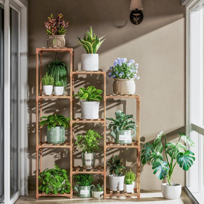 Support à plantes à 10 niveaux pour la verdure intérieure et extérieure