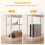 Bureau d'ordinateur en L 47 pouces