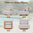 Yanali Aluminum Swivel Patio Chair