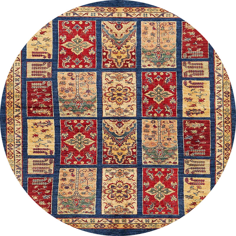 Abstract Indoor Rug, Round 3'