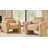 Fidele 33"W Modern Upholstered Armchair with Lumbar Support Pillow-496915689