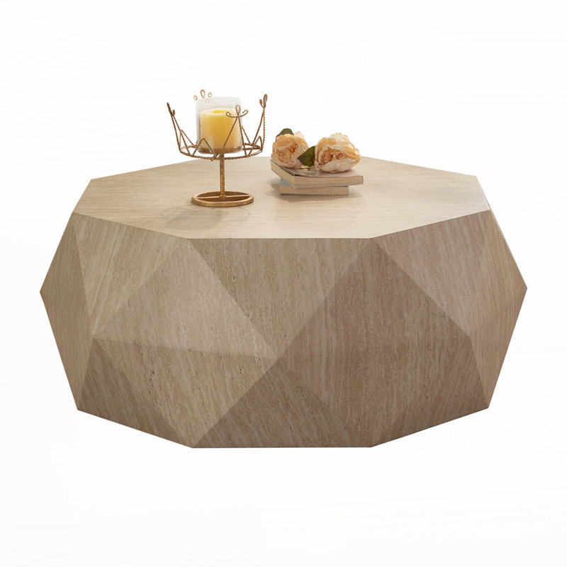 Farmhouse Coffee Table Drum Coffee Table