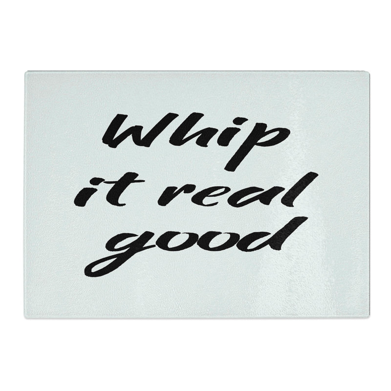 Whip It Real Good Chopping Board, 28.5cm W x 39cm L