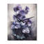 Mauve, gris, violettes, rêve II - horloges murales florales-1745837832