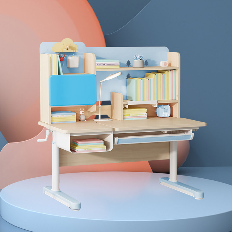 Bureau d'écriture avec huche Tannehill, Bleu