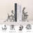 Decorative Reading Figure Bookends Set of 2, Silver Ceramic Book Ends for Home, Office & Shelves, Creative Shelf Decorations, Gift for Book Lovers-666465374