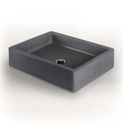 Newterra Handmade Rectangular Vessel Bathroom Sink