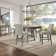 Verdonna - Person Extendable Pine Solid Wood Solid Wood Top Trestle Dining Set