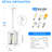Adjustable White Outdoor Hanging Lantern-640468162